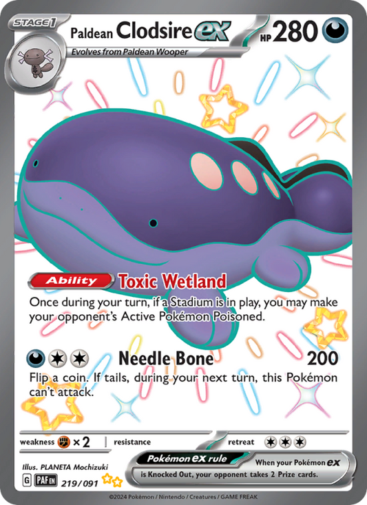 Image for card Paldean Clodsire ex